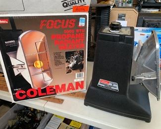 #85	Coleman 5000BTW Propane Radial Heater	 $25.00 
