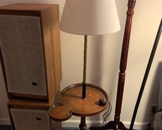 #149	Wood Floor Lamp Table 54"	 $75.00 
