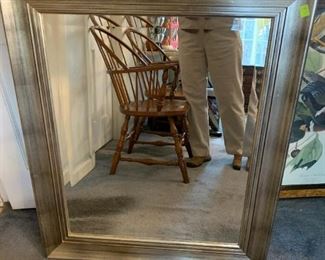 #156	Silver Framed Beveled Mirror 31x37	 $75.00 
