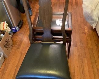 #159	Odd Dining Chair w/Black Seat	 $30.00 
