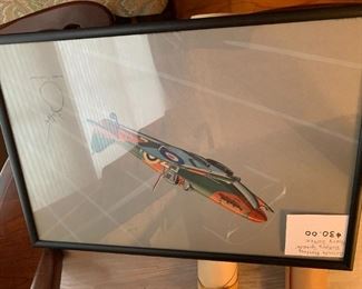 #185	Aircraft Painting Vickers "Spitfire" Harry Jaffee	 $30.00 
