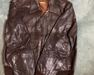 #196	Vintage Air Bomber Jacket Leather	 $30.00 
