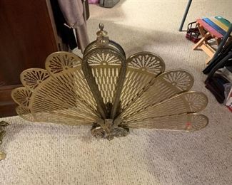 #212	Brass fireplace tools 	 $30.00 
#213	Brass fireplace fan screen	 $40.00 
