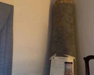 #112 JS Rug Hand-knotted Cream/Brown/Blue/Rust Area Rug w/pad 8'x10' $800.00