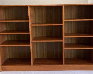 Teak Bookcase x 2