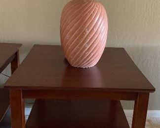 End Tables and Matching Coffee Table, Table Lamps