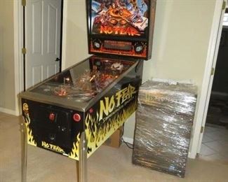 $2200 No Fear Pinball machine, running error codes minor issue