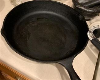 $48- Large 12” Cast iron pan. Made in the USA