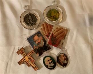 Padre Pio Relic Badges