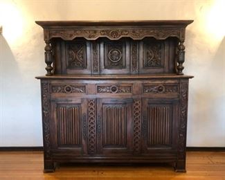 Gothic Revival Court Cupboard. $900