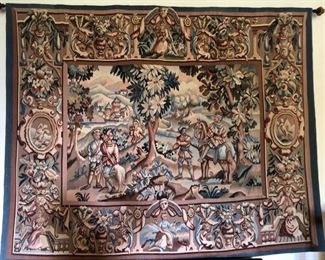 Large Renaissance/ Medieval  Revival Tapestry!