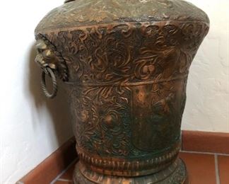 Antique copper Brazier 