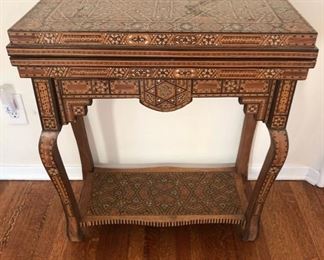 Antique Moroccan / Syrian gaming table.