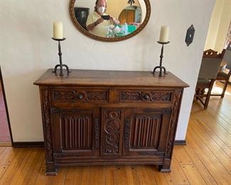Gothic revival Buffet $700.