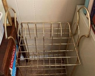 Vintage Wire Record Stand