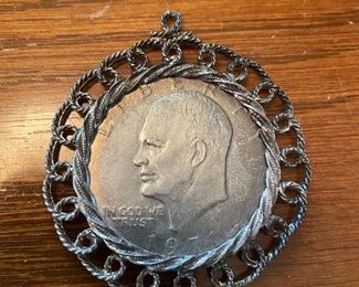 Eisenhower Dollar Pendant