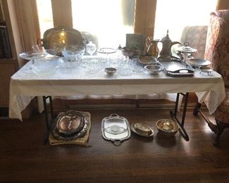 All silver plate 
