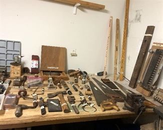 Lots of vintage tools
