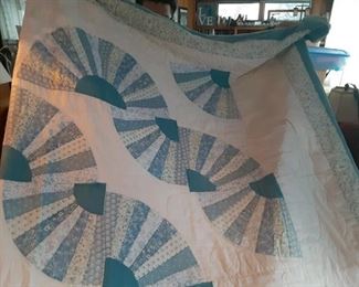 One of several hand stitched Amish Quilts.  Advised that these are 50+ years old.