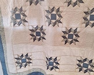 One of several hand stitched Amish Quilts.  Advised that these are 50+ years old.