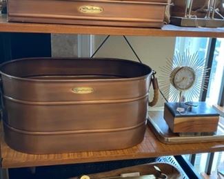 Smith and Hawken Log Container