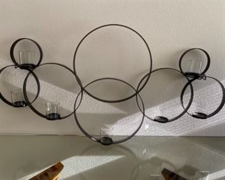 World Market Wall Circular Candle Decor