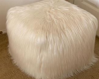 Target White Pouf