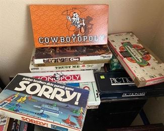 Many vintage 1970's games