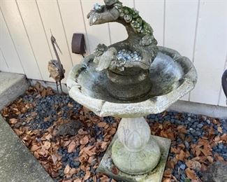 Outside fountain, works, $95.00