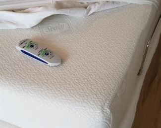 Item #48: $450. Tempur-pedic brand FULL size mattress and adjustable base. 