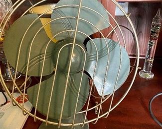 Several vintage & antique fans, sold separately