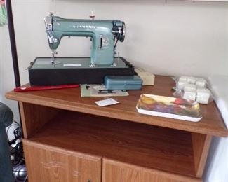 sewing machine & stand