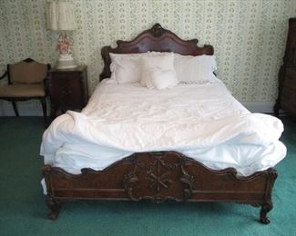 THE BED OF THE 6PC BEDROOM FURNITURE SUITE