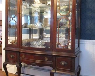 FABULOUS EARLY 20TH CENT DISPLAY CABINET 