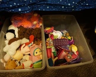 stuffed animals, toys