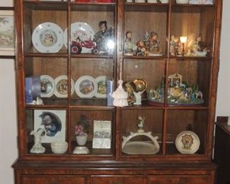 Burl Wood - Antique Display Cabinet