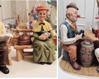 Lefton Figurines and clowns
