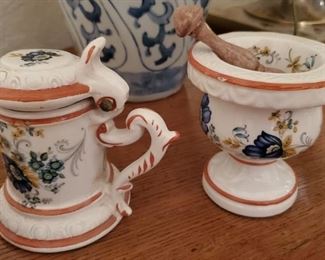 China Mini mortor/pestle and stein