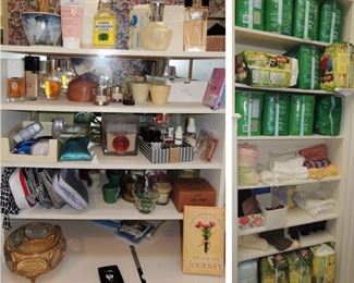 Health and beauty items. Candles, perfumes, travel bags and more