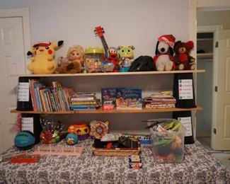 games, books, toys