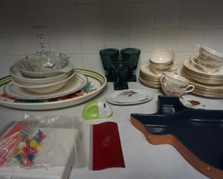 dishe, serving pieces, Frankoma