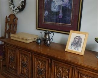 buffet, decor