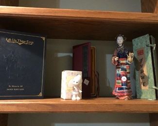 Precious Moment (several), Asian inspired decor