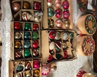 Vintage Christmas decorations