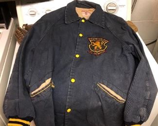 Mr. Krokker toured with the army baseball team in Europe and this was his jacket. Approximately early 50s