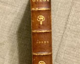 Hardcover.  Oscar Wilde Poems, 1909:  $50.00 (as is)