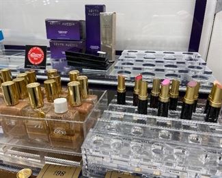 We have an entire showcase full of new cosmetics and skin care items. Everything priced well below retail!