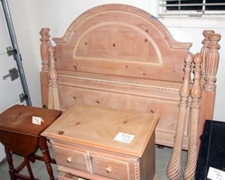 Queen Bed Frame and Night Stand