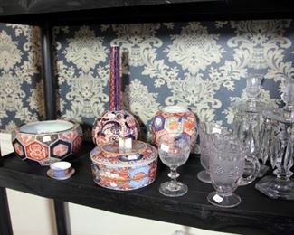 Several Imari Pieces