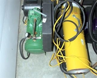 Campbell Hausfeld Compressor, Sears Torpedo Heater